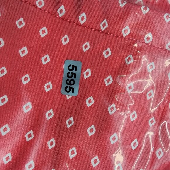 Women's Rafaella Comfort Red Diamond Print Pants Stretch Size 10 - Picture 13 of 13